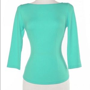 Pinup California Sabrina Top in Mint